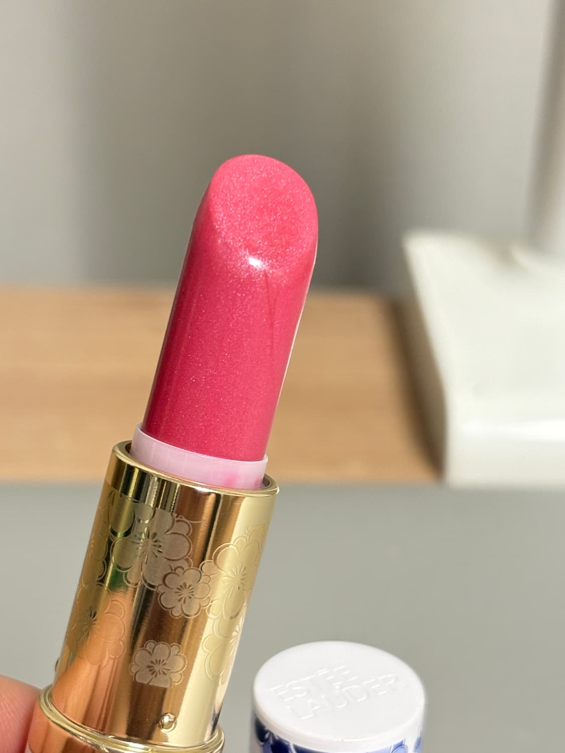 에스티로더 플라워 패턴 한정판 립스틱 핑크 선셋 상품이미지2