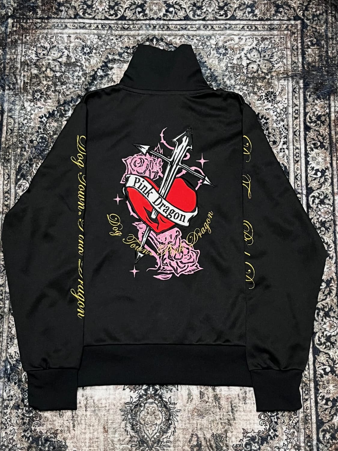 Dogtown 독타운 핑크 드래곤 y2k 자수 져지 상품이미지1