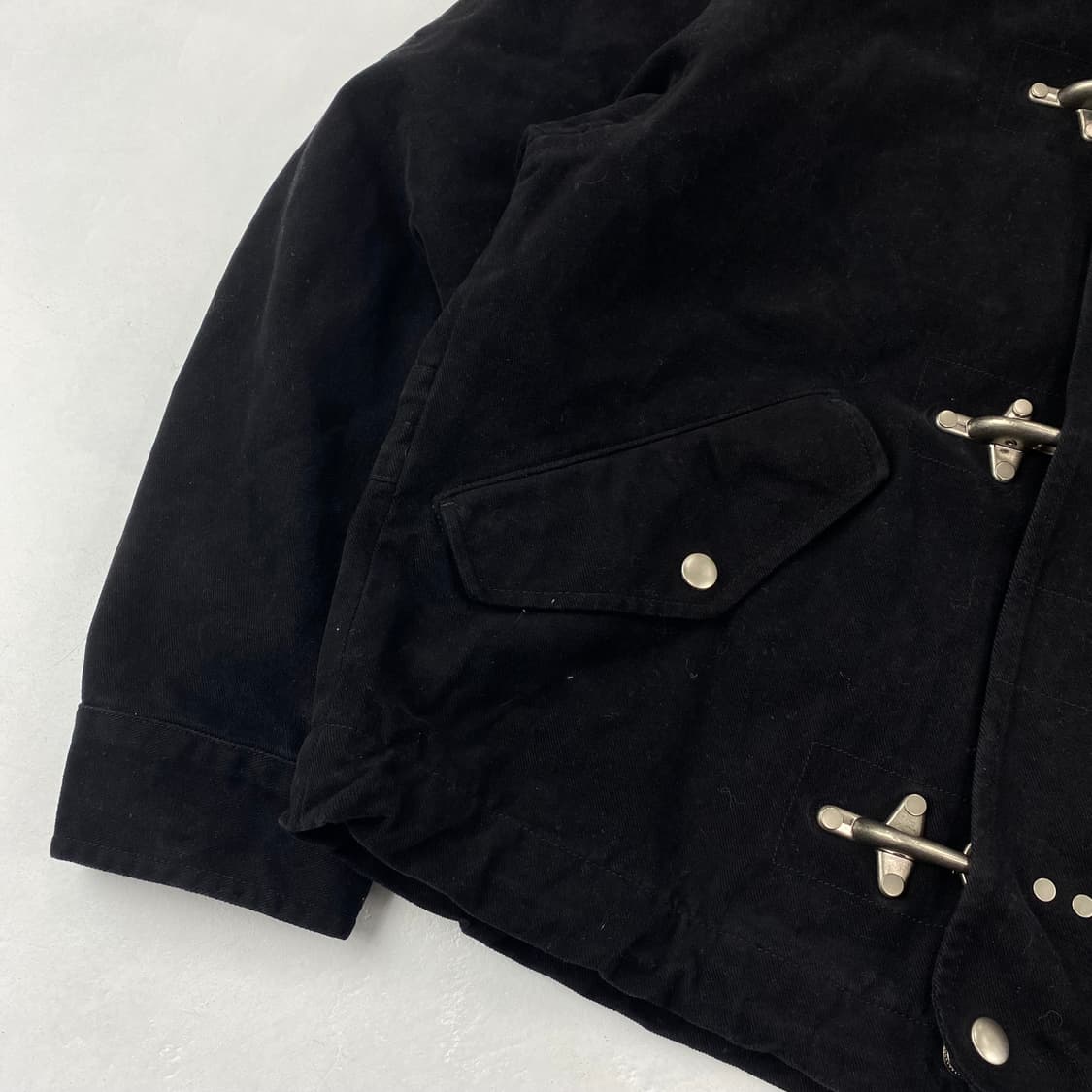 쿠어 파이어맨 코튼 캔버스 워시드 블랙 자켓 (97) 상품이미지4