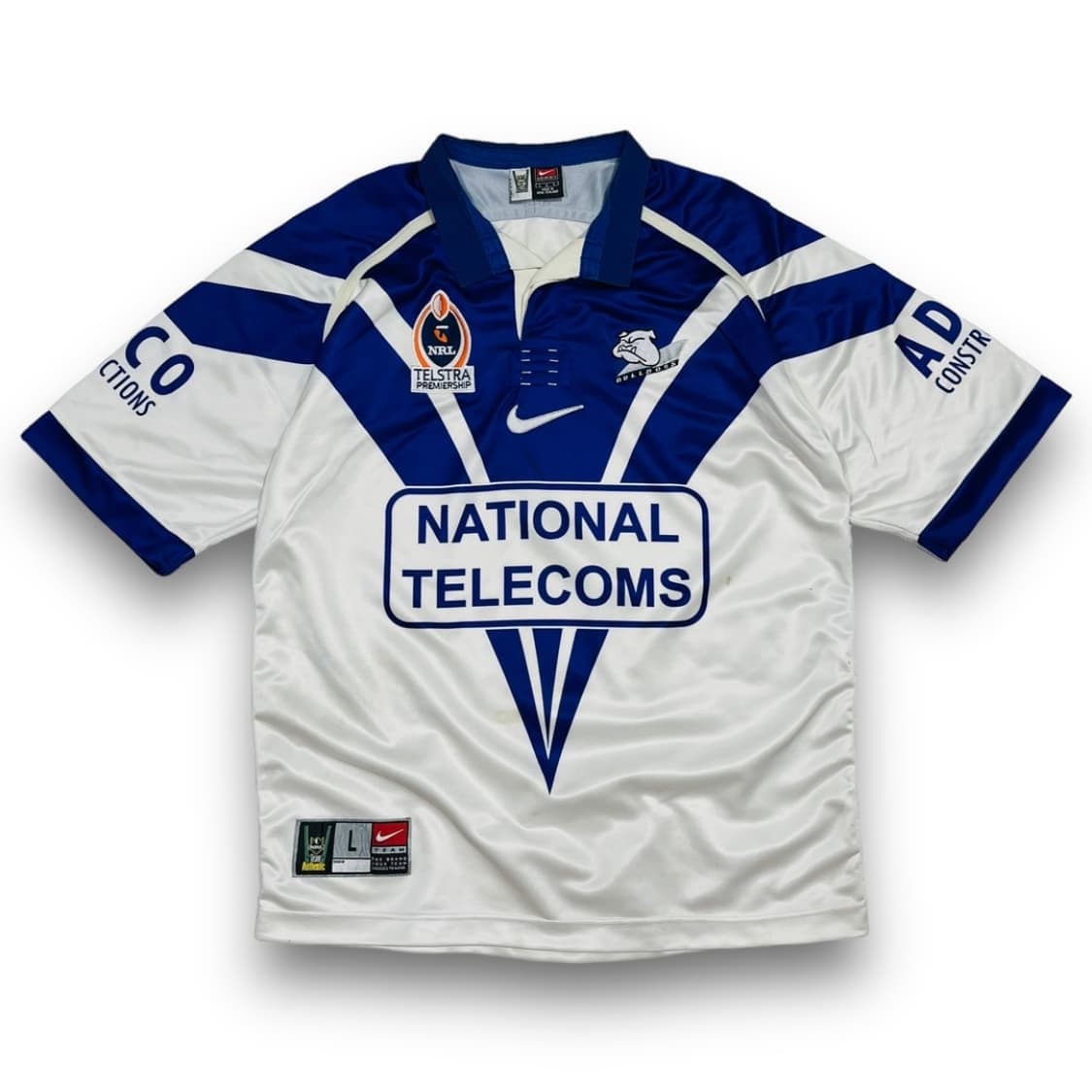나이키 90s NRL 뱅크스타운 불독 블루 빈티지 져지 상품이미지2