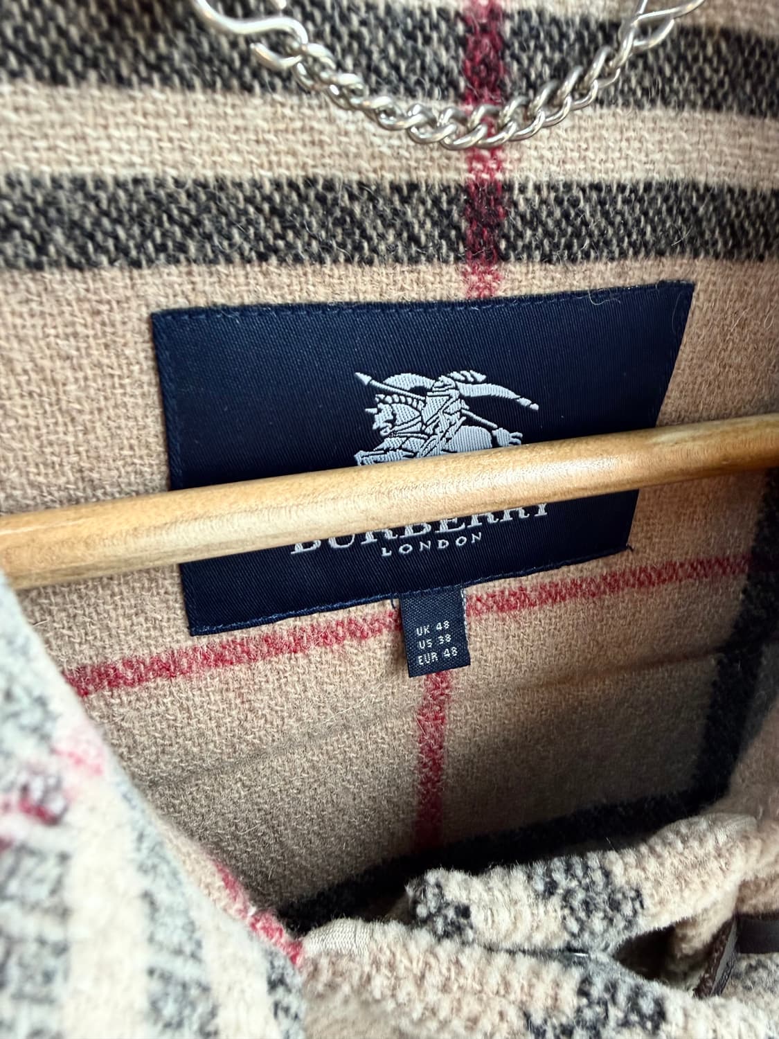 UK48/ 버버리 스페셜리티 노바체크 후디드 떡볶이 코트 상품이미지5