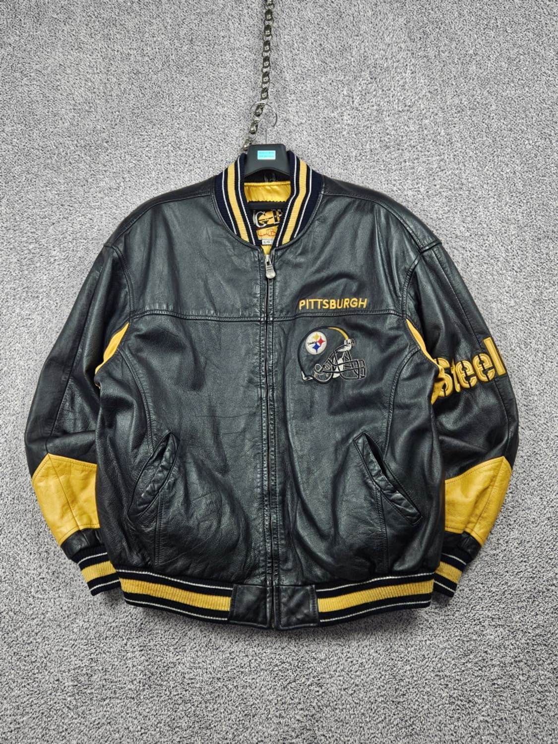 G-III 피츠버그 스틸러스 NFL 팀로고 가죽자켓 (L) / 10188 상품이미지2