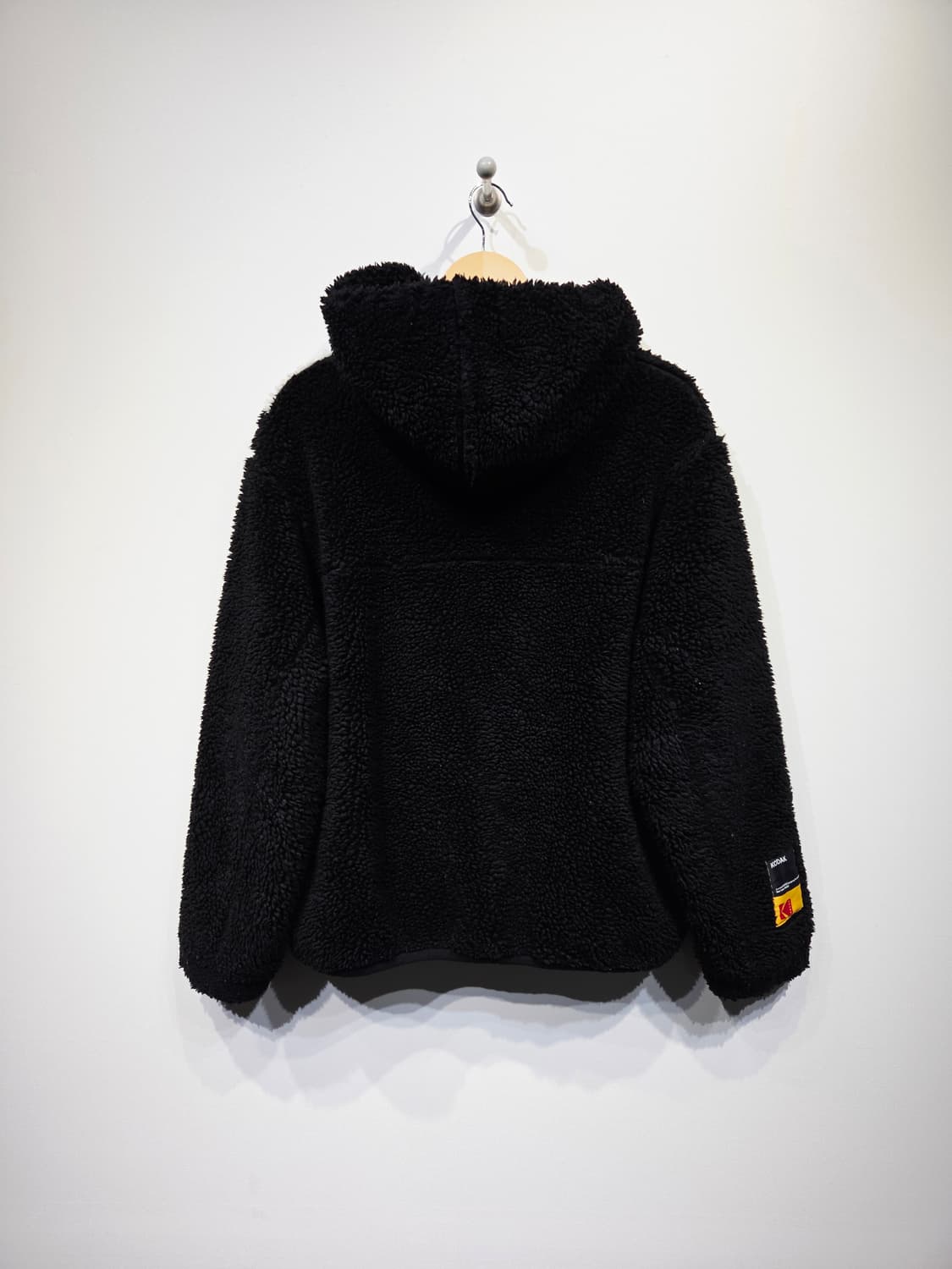 코닥(KODAK) 로고 후드 플리스 자켓 블랙 상품이미지6