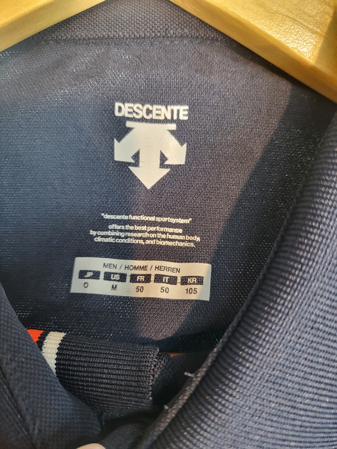 데상트 남성 카라반팔티셔츠  105(실측 100) 상품이미지7