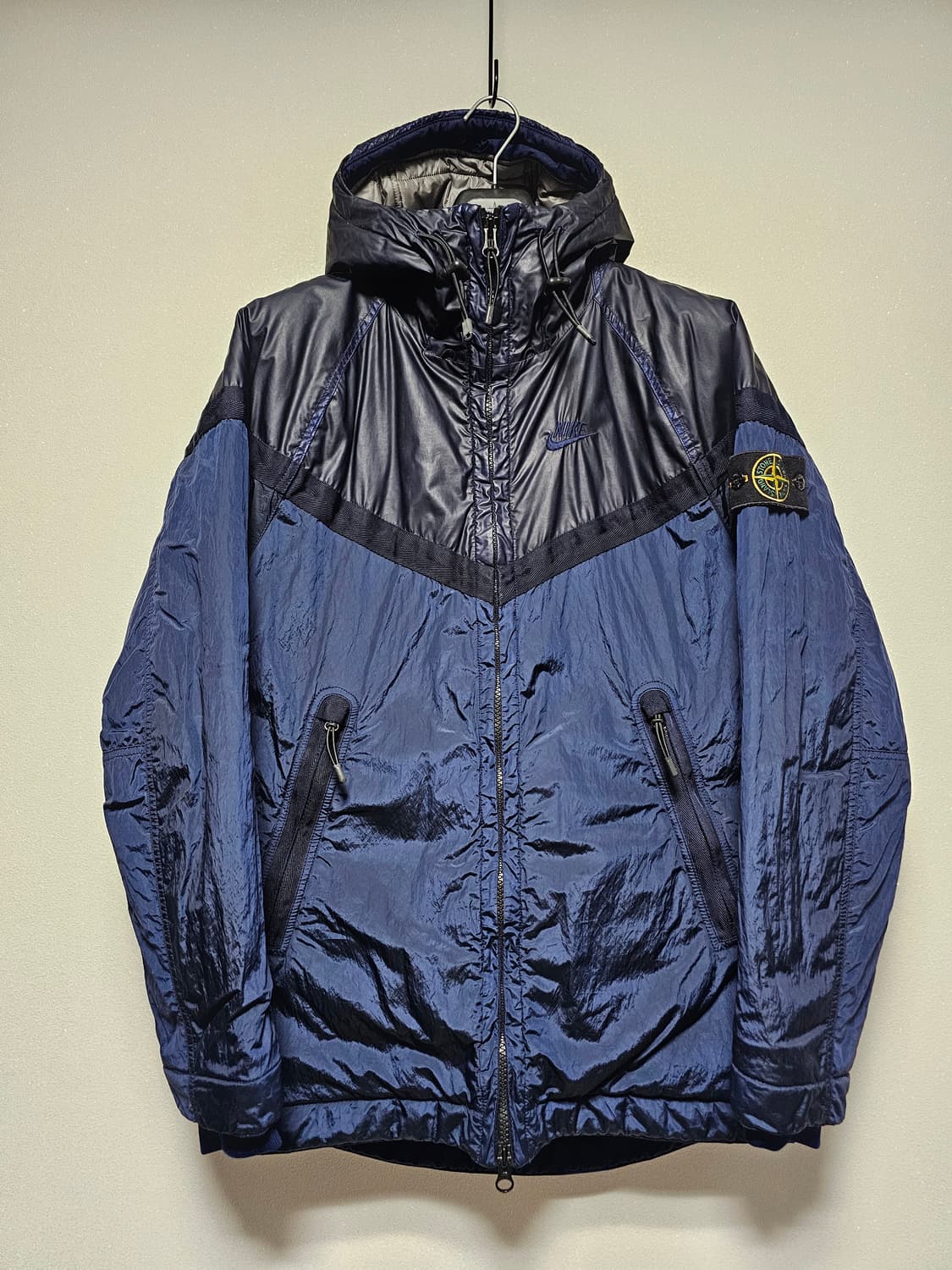 나이키 X 스톤아일랜드 무솔라고마타 나일론 메탈 후드 자켓 상품이미지1