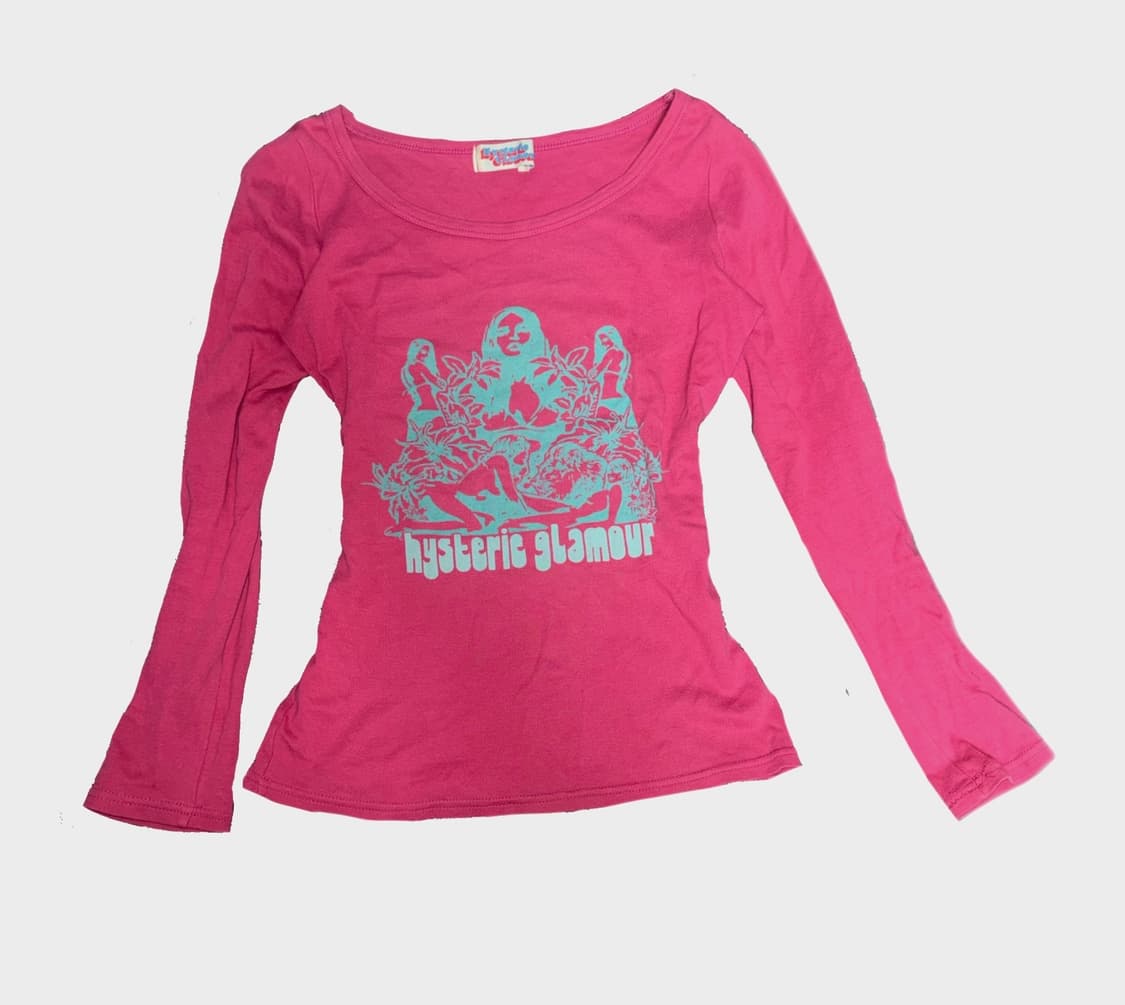 히스테릭글래머 핑크 롱슬리브 상품이미지1