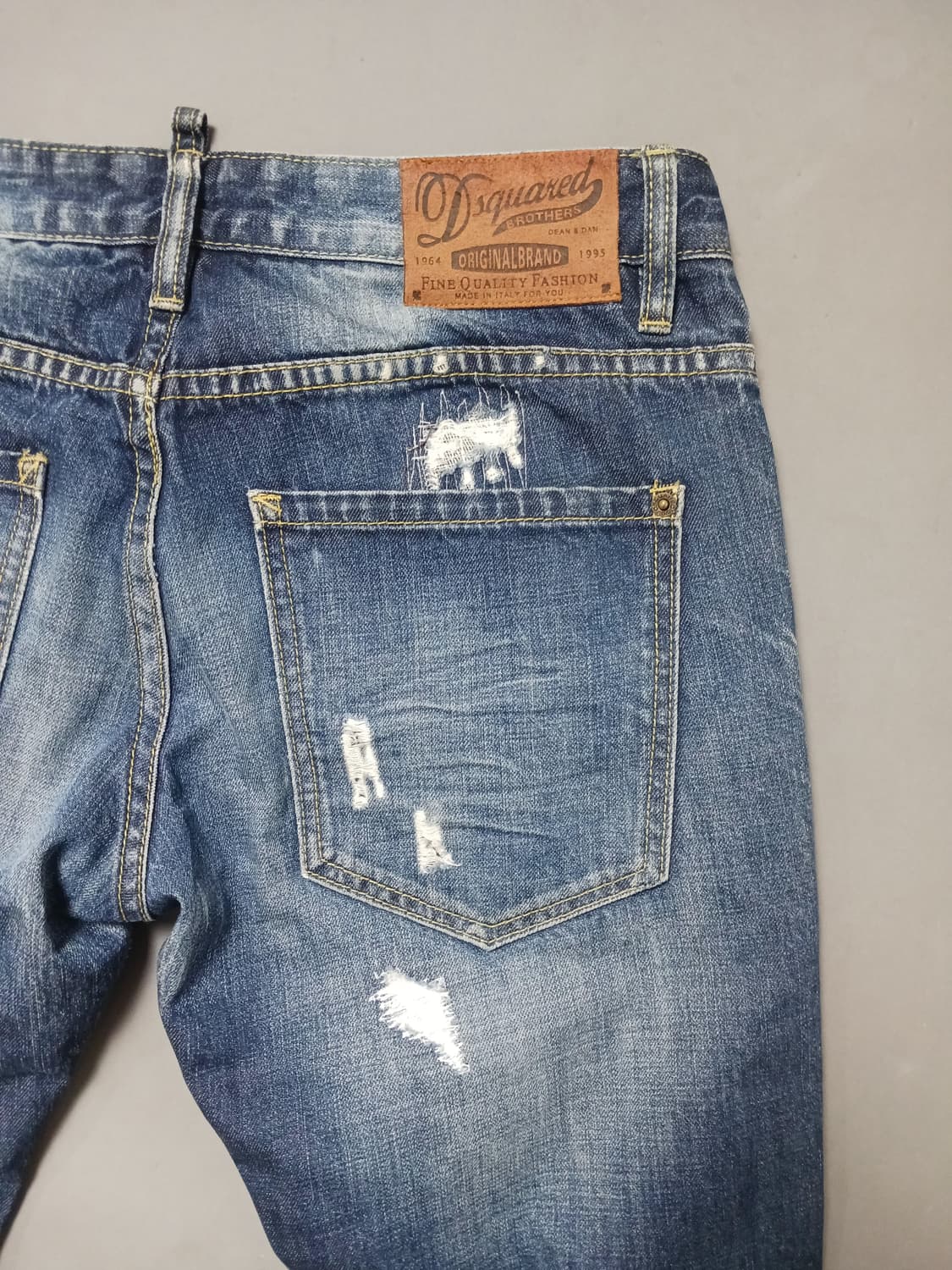 [48] 디스퀘어드2 링클워싱 크롭진 청바지 32 33 상품이미지10