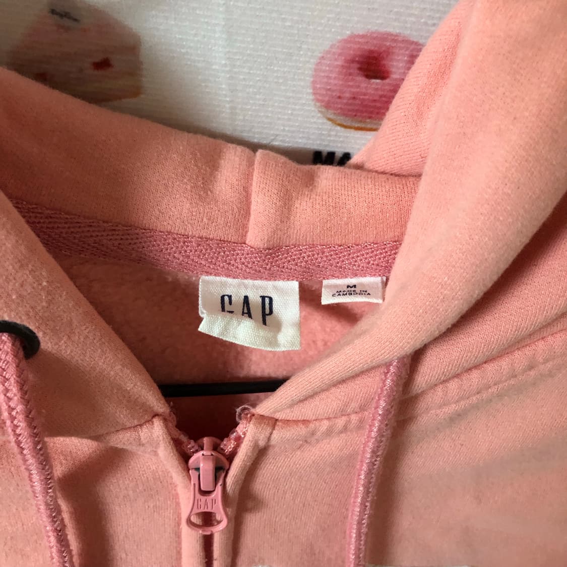 Gap peach hood zip up 🔓  상품이미지3