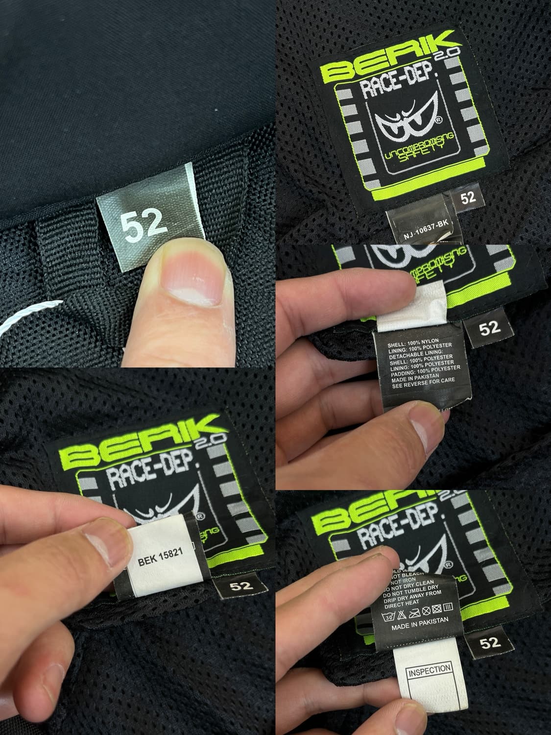 베릭 레이스 뎁 2.0 모터사이클 바이커 자켓 상품이미지9