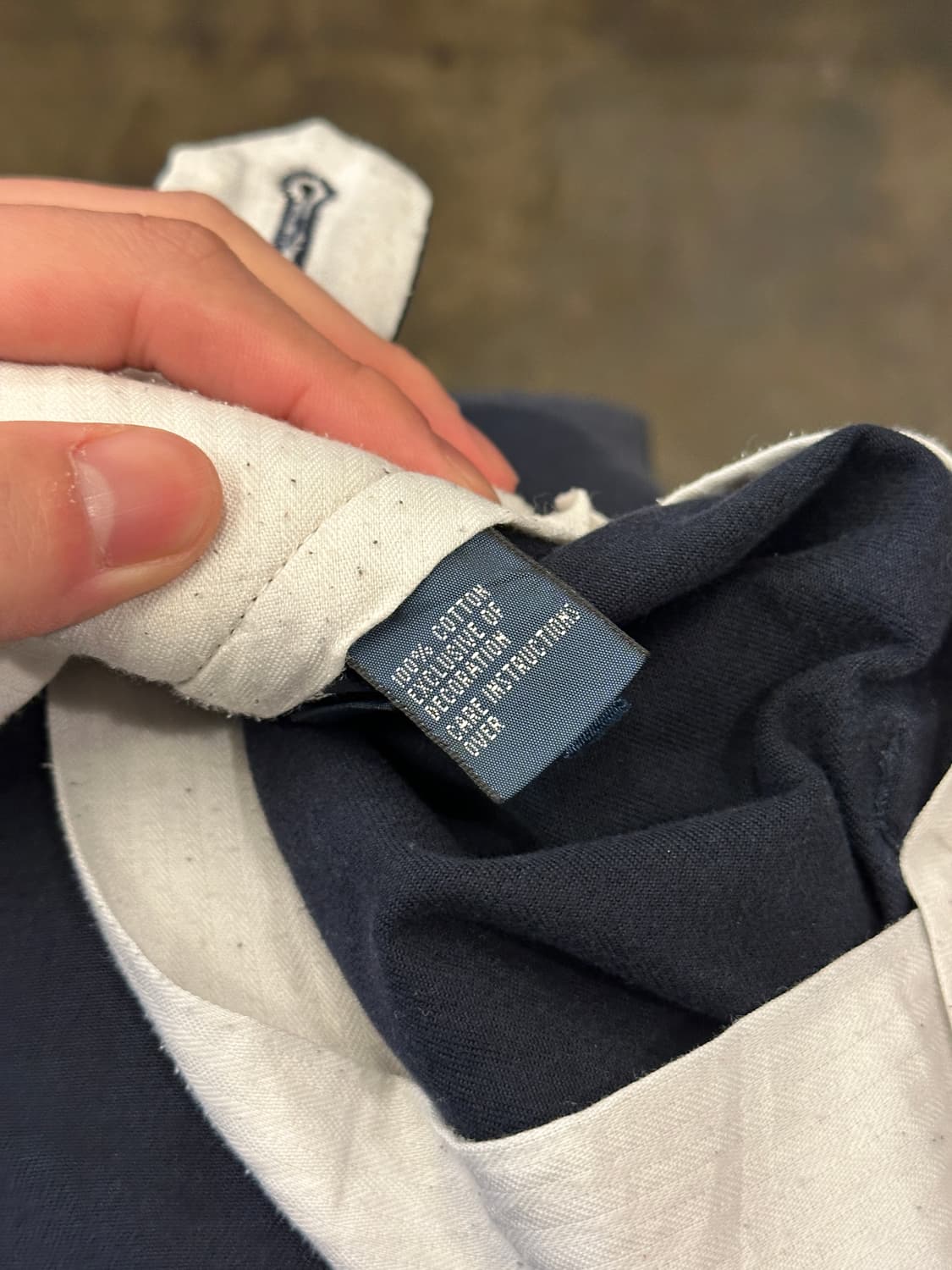 90s 폴로 랄프로렌 투턱 네이비 치노팬츠 38x34 상품이미지5