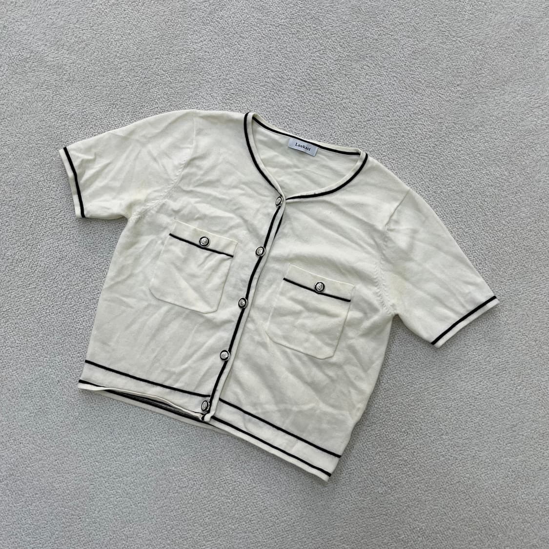 S 룩캐스트 여성 반팔 가디건 0414M 상품이미지1