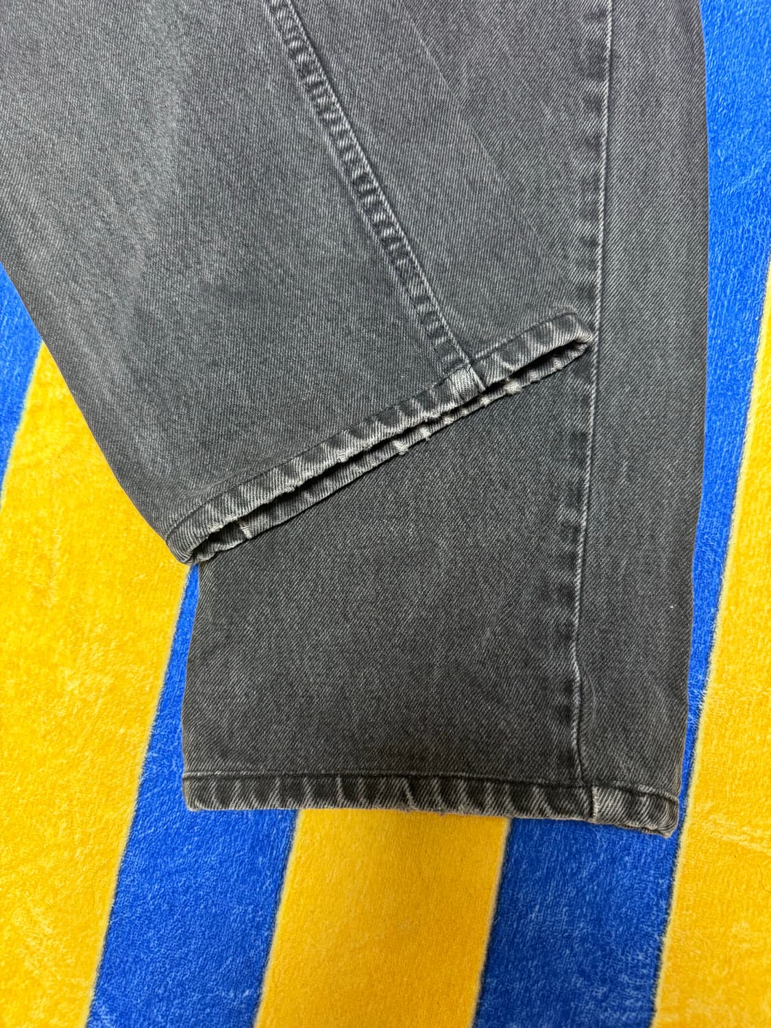 리바이스505 오렌지탭 블랙데님 32~33 size 상품이미지4