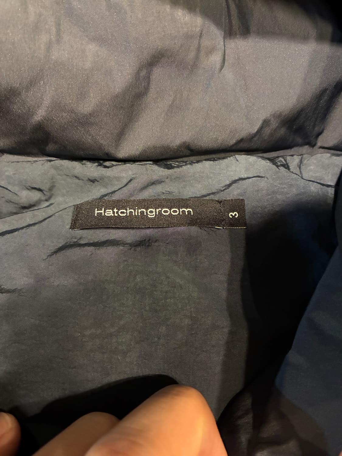 3) 해칭룸 후디드 다운 푸퍼 차콜 패딩 상품이미지2