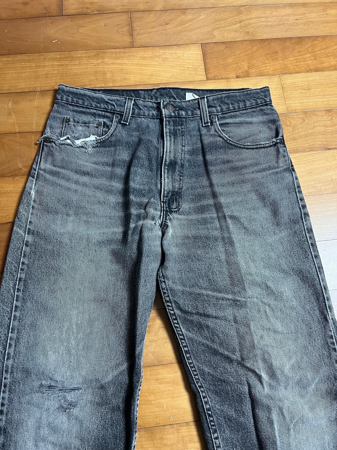 90s levi’s 550 블랙 made in usa 34x34 상품이미지2