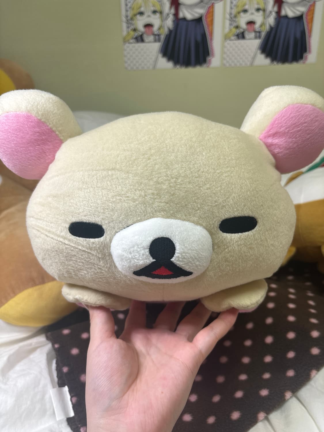 (약하자) 코타츠 땡땡이 리락쿠마 인형 상품이미지2