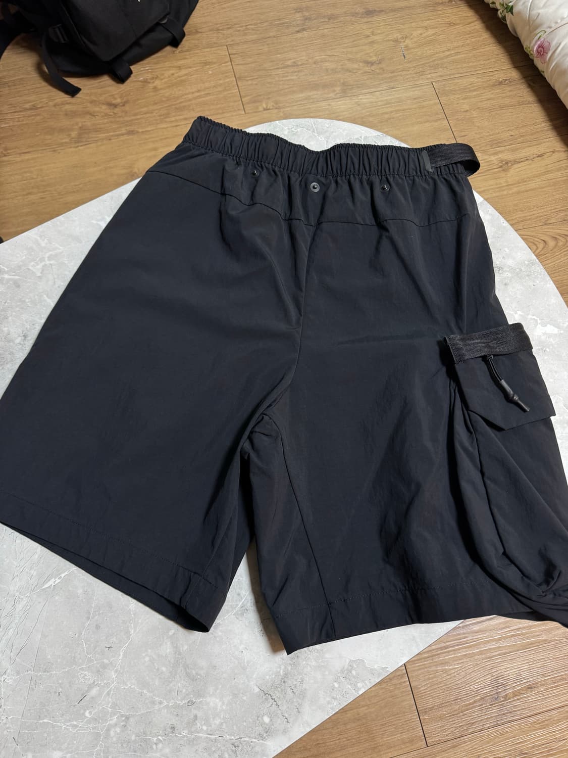 [S]나이키 테크팩 카고 우븐 쇼츠 반바지 블랙 상품이미지2