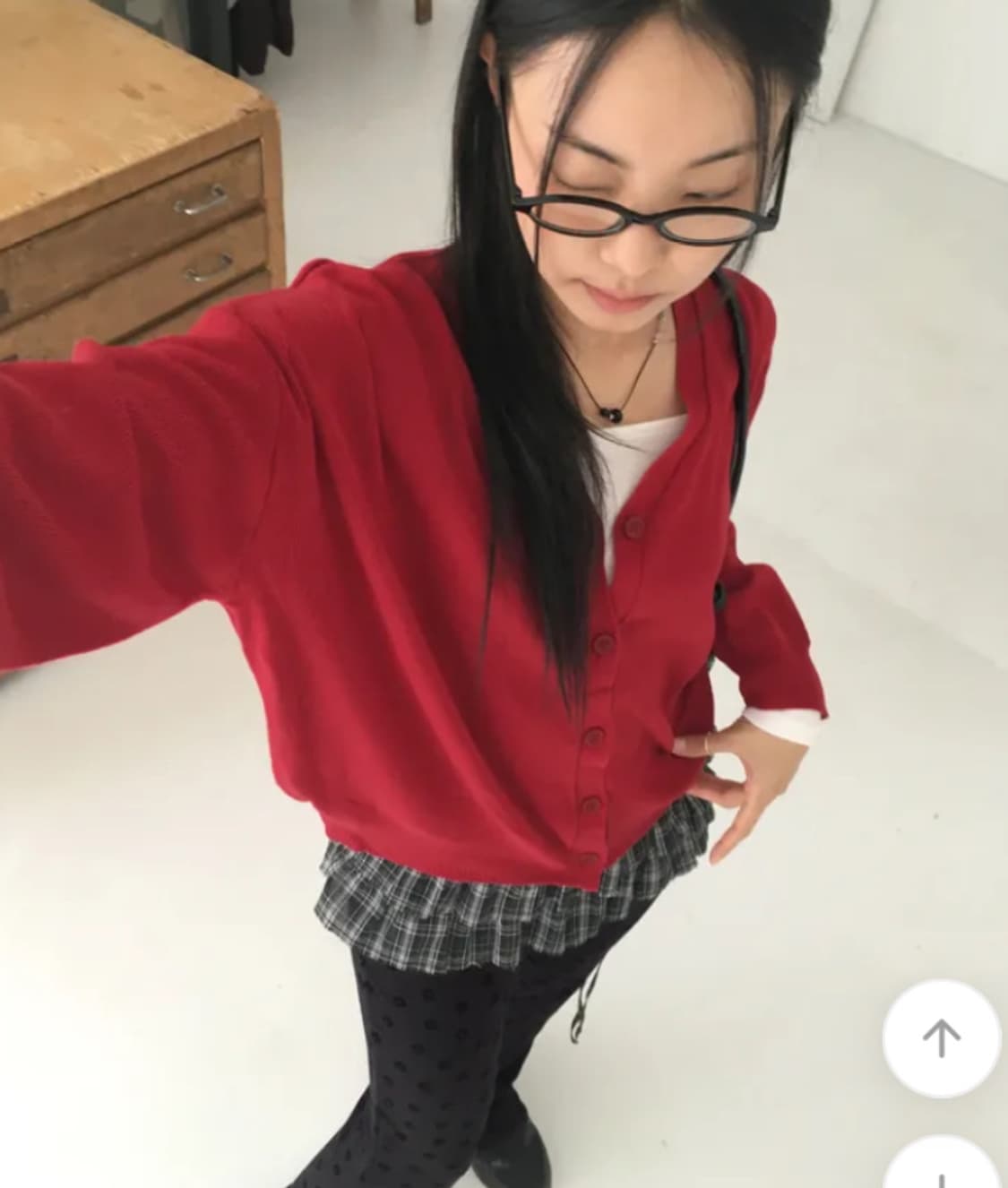 원더원더 아미드 베이직 브이넥 니트 가디건 상품이미지6