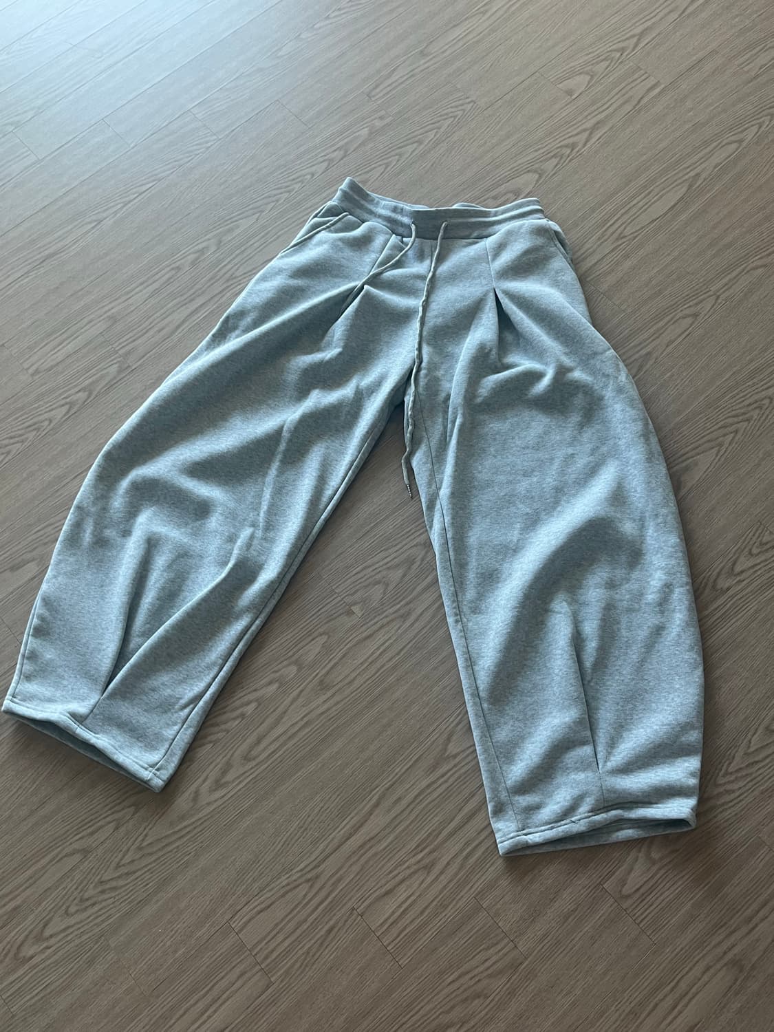 [새상품] 기모 오버핏 와이드 벌룬 팬츠 트레이닝 바지 상품이미지2