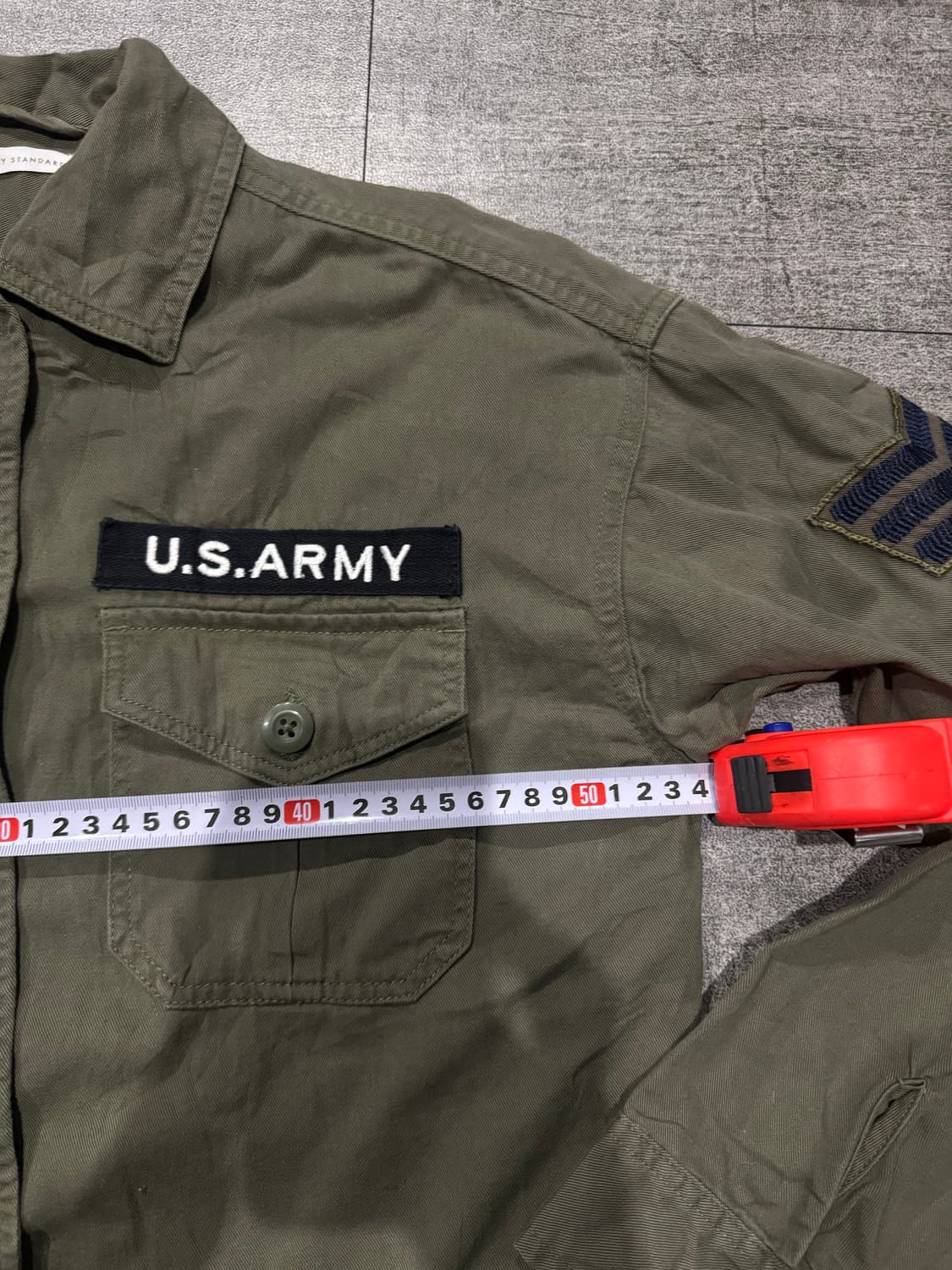 일본빈티지 Brownystandard 핀터깔y2k 밀리터리 미군셔츠 상품이미지2