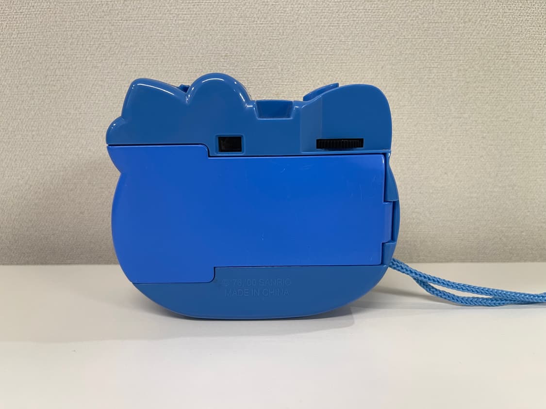 고전 헬로키티 페이스 2000 일본 산리오 필름 카메라 블루 상품이미지2