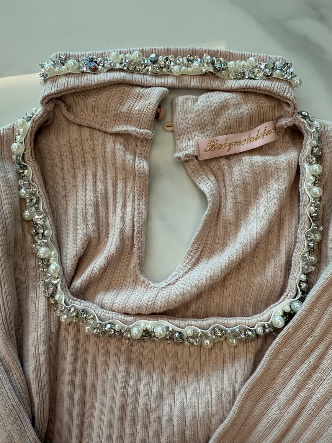 베이비메탈클럽 쥬얼 초커티 핑크 새상품 상품이미지2