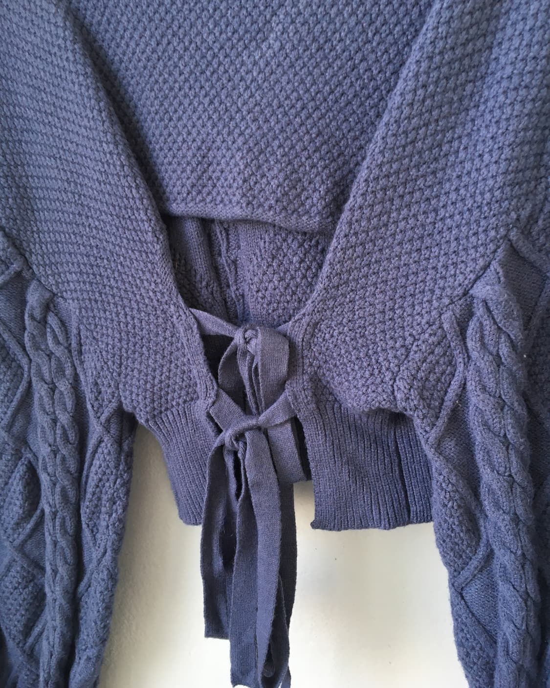 Cable pattern high neck knit 상품이미지5