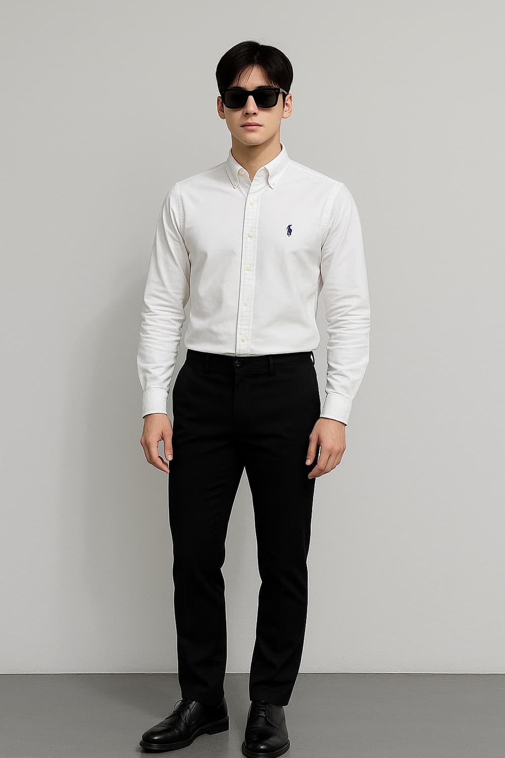 폴로랄프로렌. 남자 슬림핏 화이트 셔츠_L 상품이미지1