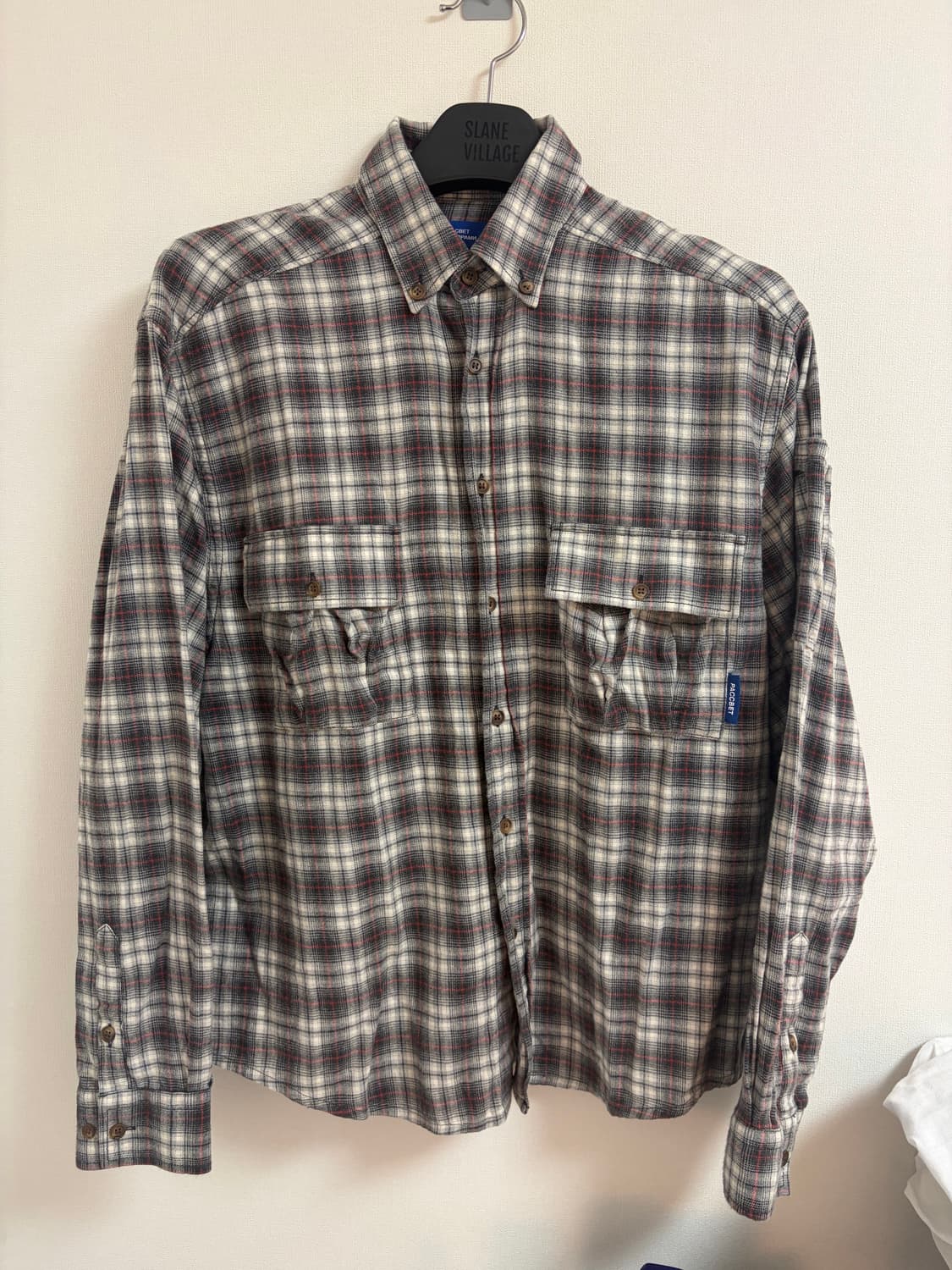 라스벳 체크 셔츠 상품이미지1