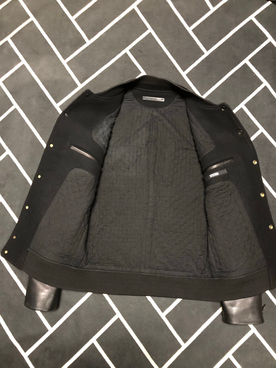 (횡재가)시스템옴므 리얼염소가죽 무스탕자켓/톰포드타임솔리드몽클레어띠어리 상품이미지5