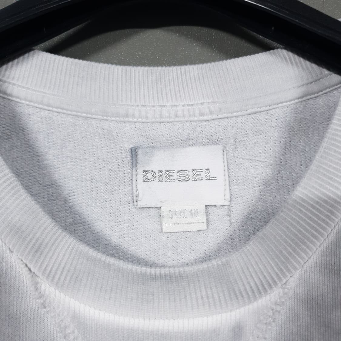 여성 55) 디젤 아치 빅로고 84 그래픽 워싱 라운드넥 반팔 티셔츠 상품이미지5