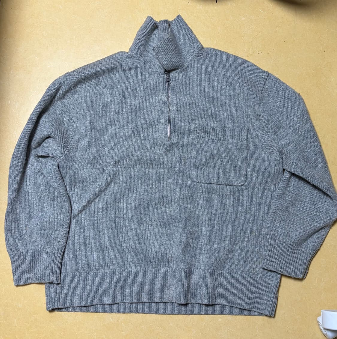 아르켓 니트집업 상품이미지1