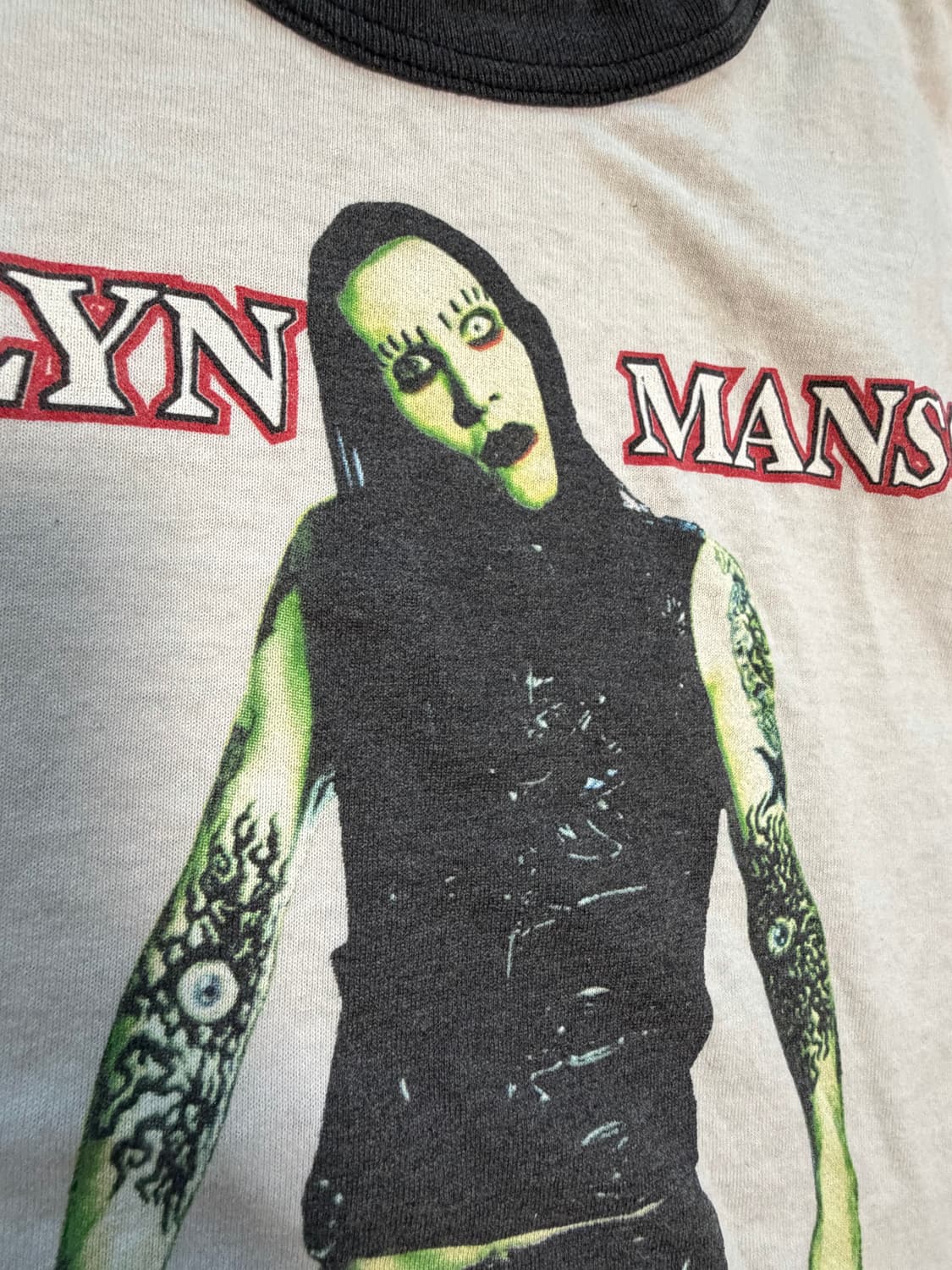 Vintage Marilyn Manson 1995 Ringer shirt 상품이미지3
