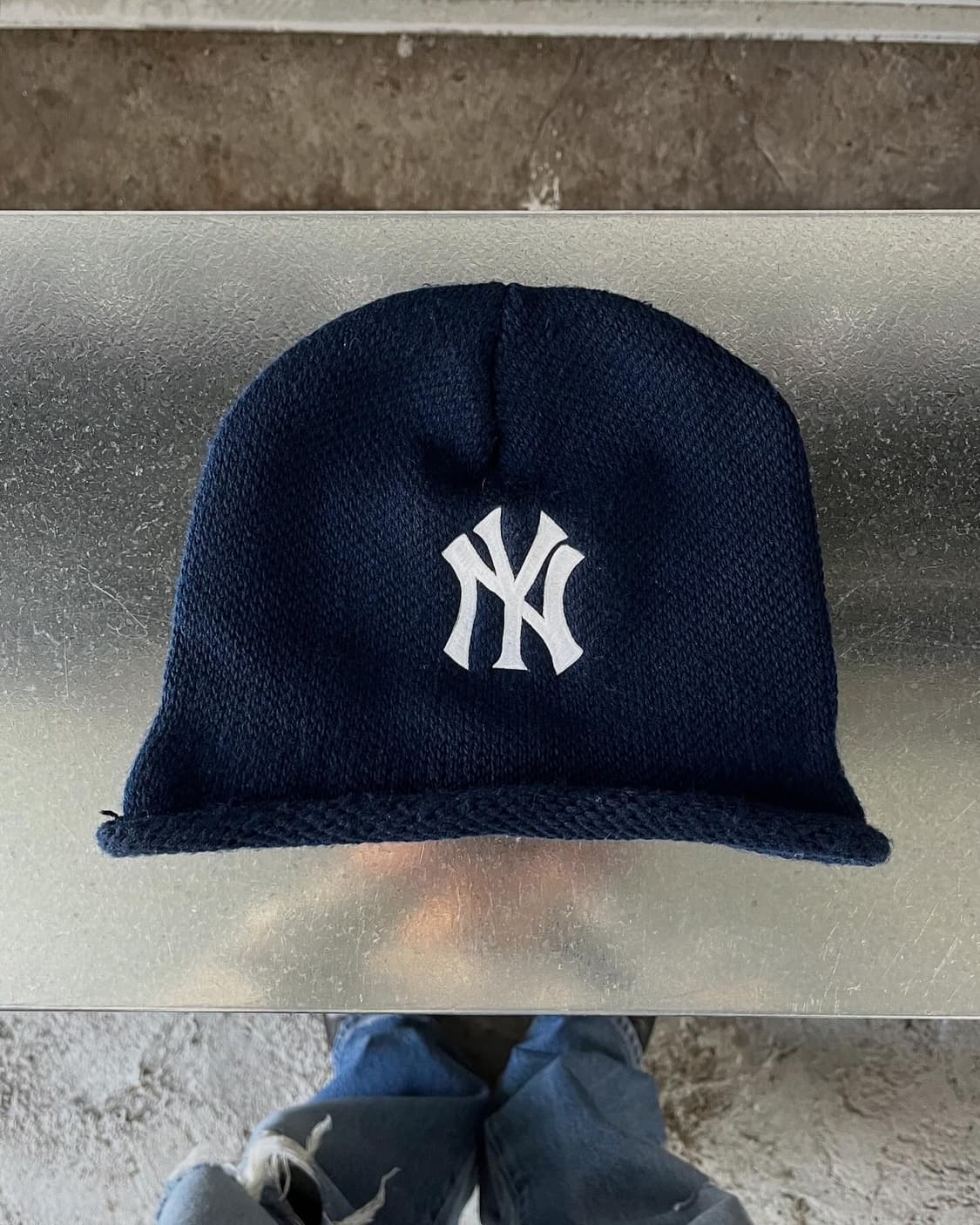 90s New York Yankees beanie  상품이미지1