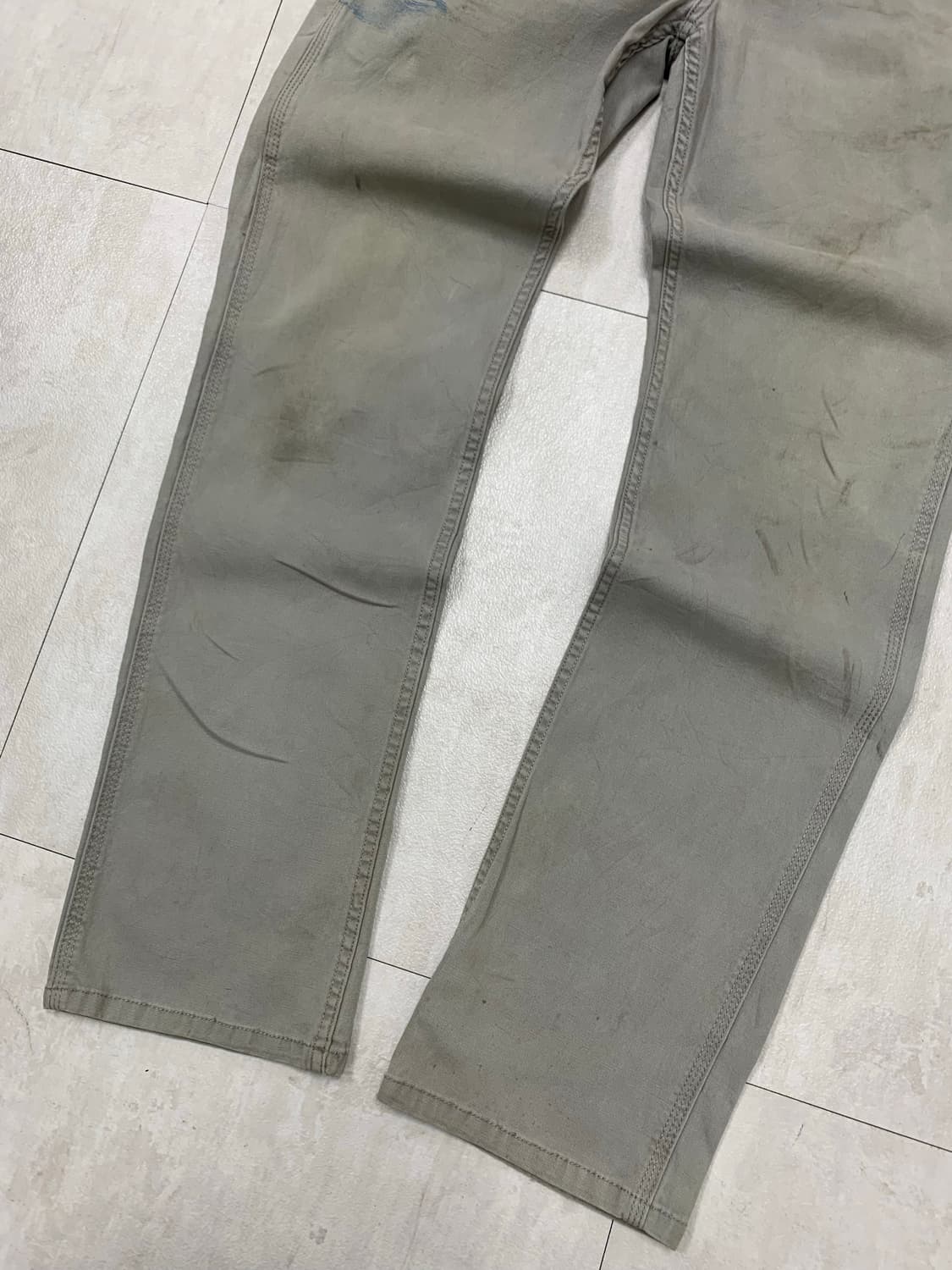 Riogecut 그레이 코튼 팬츠 #270 상품이미지3