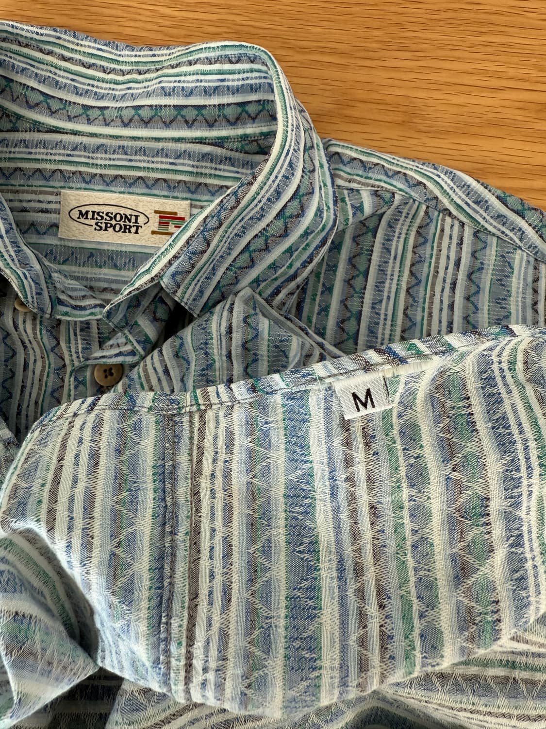 올드 미쏘니 스포츠(MISSONI SPORT) 반팔 셔츠 상품이미지7