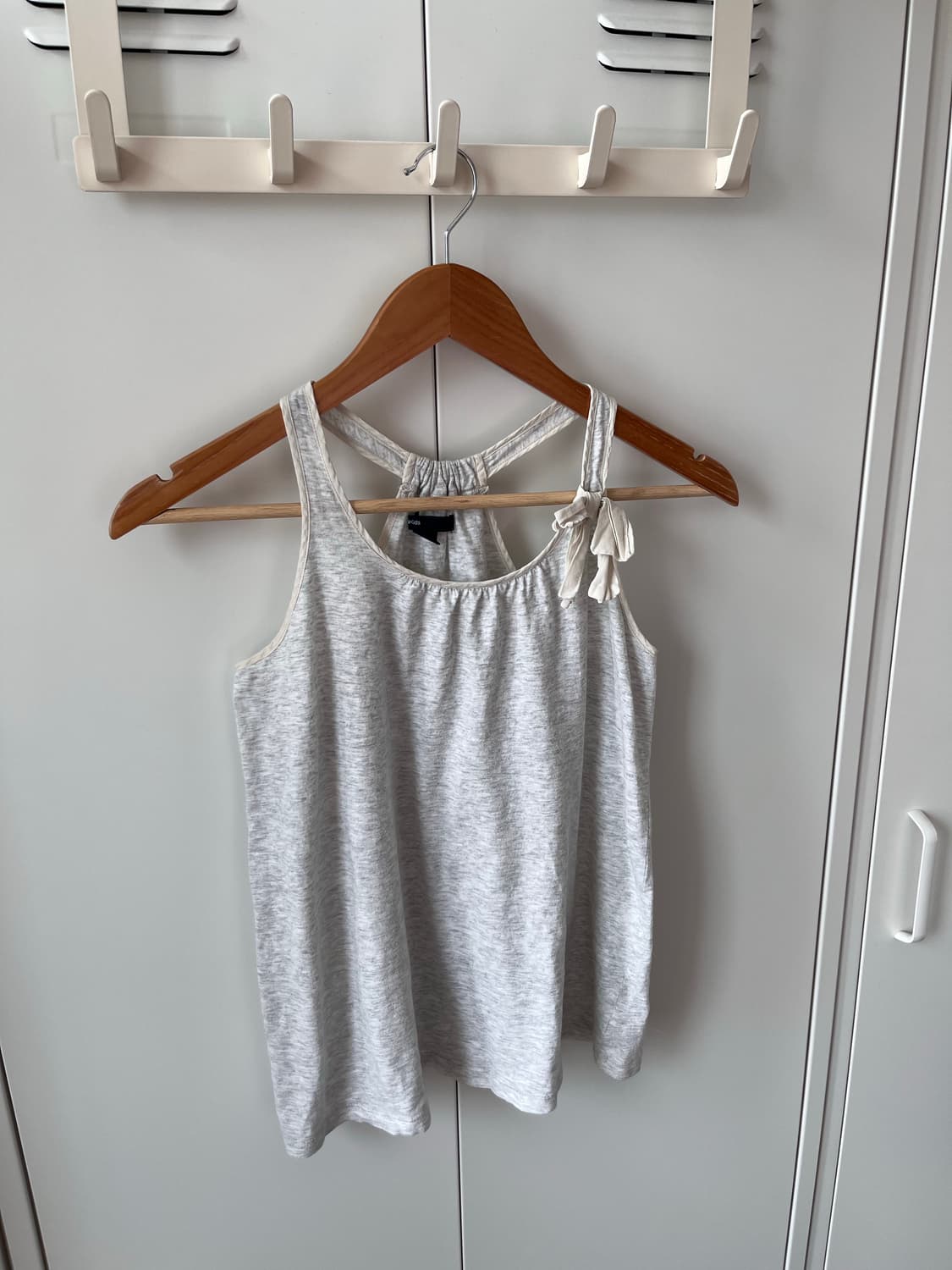 Gap 멜란지그레이 홀터넥 리본 슬리브리스 상품이미지6