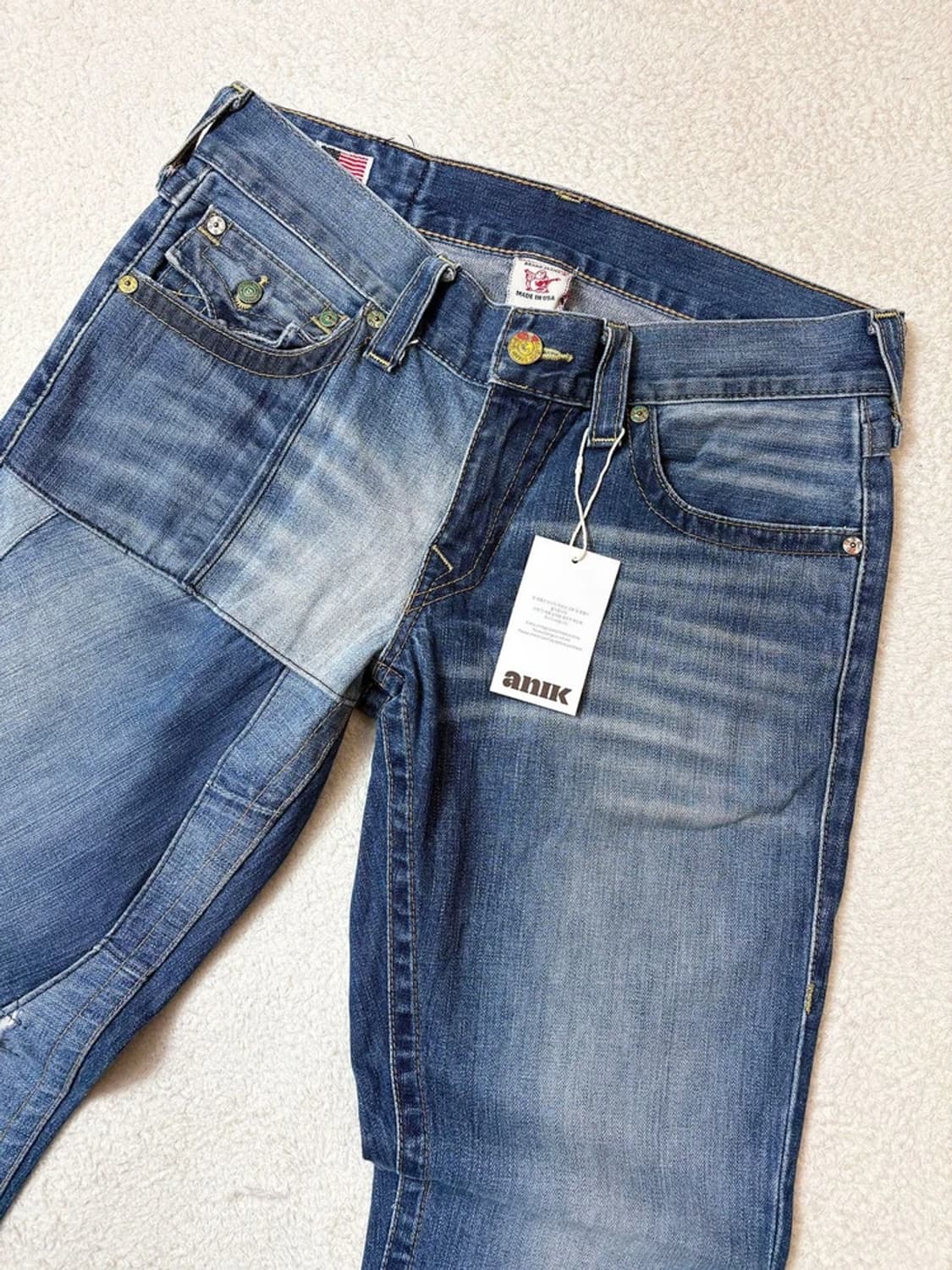 트루릴리젼 00's USA 패치드 데님 팬츠 PN6483    상품이미지2