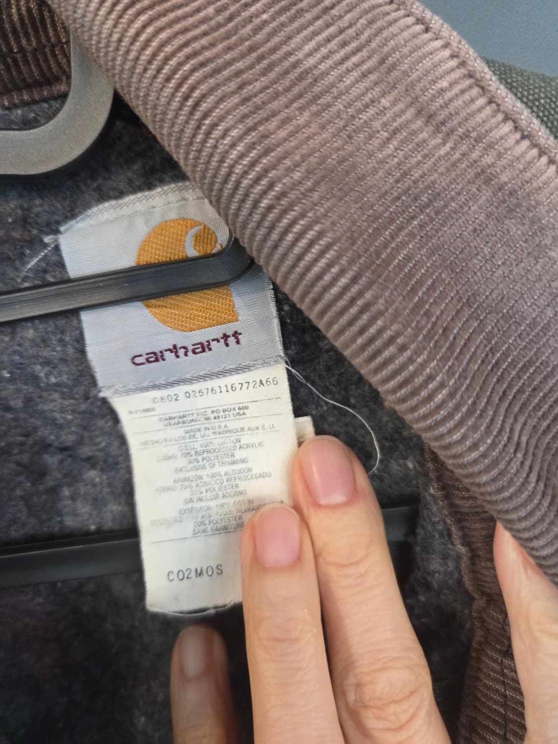 칼하트 워크자켓 ㅡ 올리브 상품이미지5