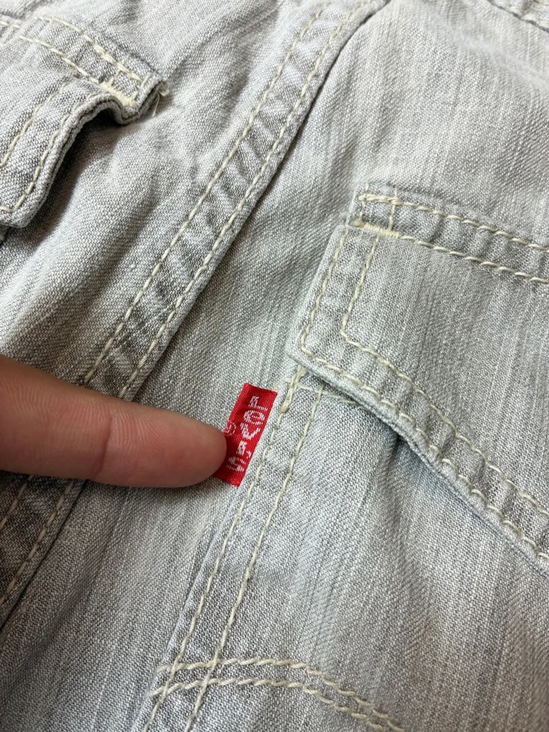 리바이스 00's 버뮤다 데님 카고 반바지 PN8705 상품이미지8