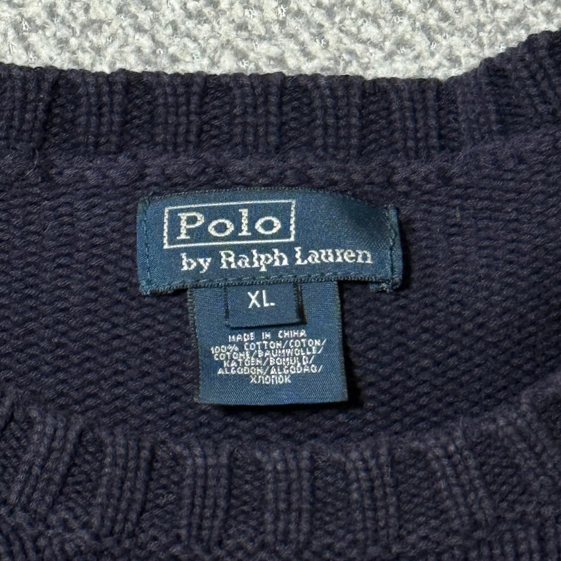 폴로 랄프로렌 니트 네이비 여성용 상품이미지4