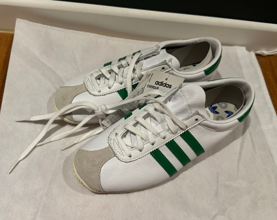 아디다스 오버덥 클라우드 화이트 그린  상품이미지1