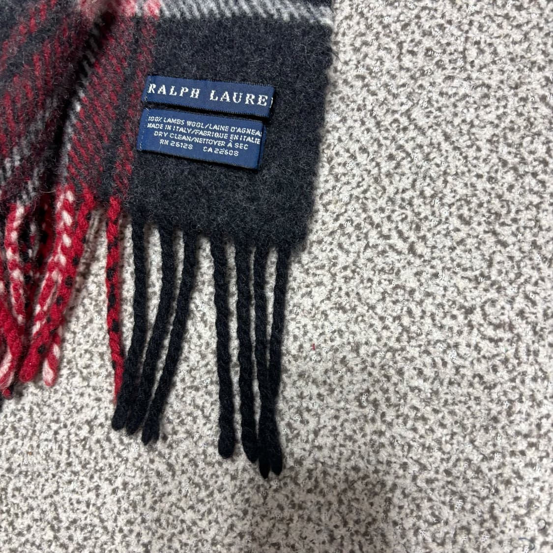 [택포,램스울100] 폴로 랄프로렌 이태리 머플러 목도리 [A] 상품이미지3