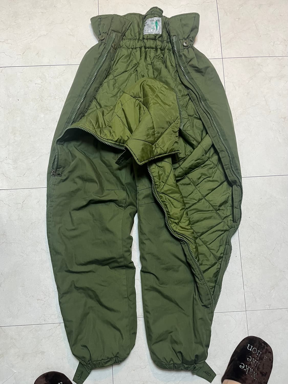 Made in sweden 스웨덴군 동계용 팬츠 오리지널 상품이미지4