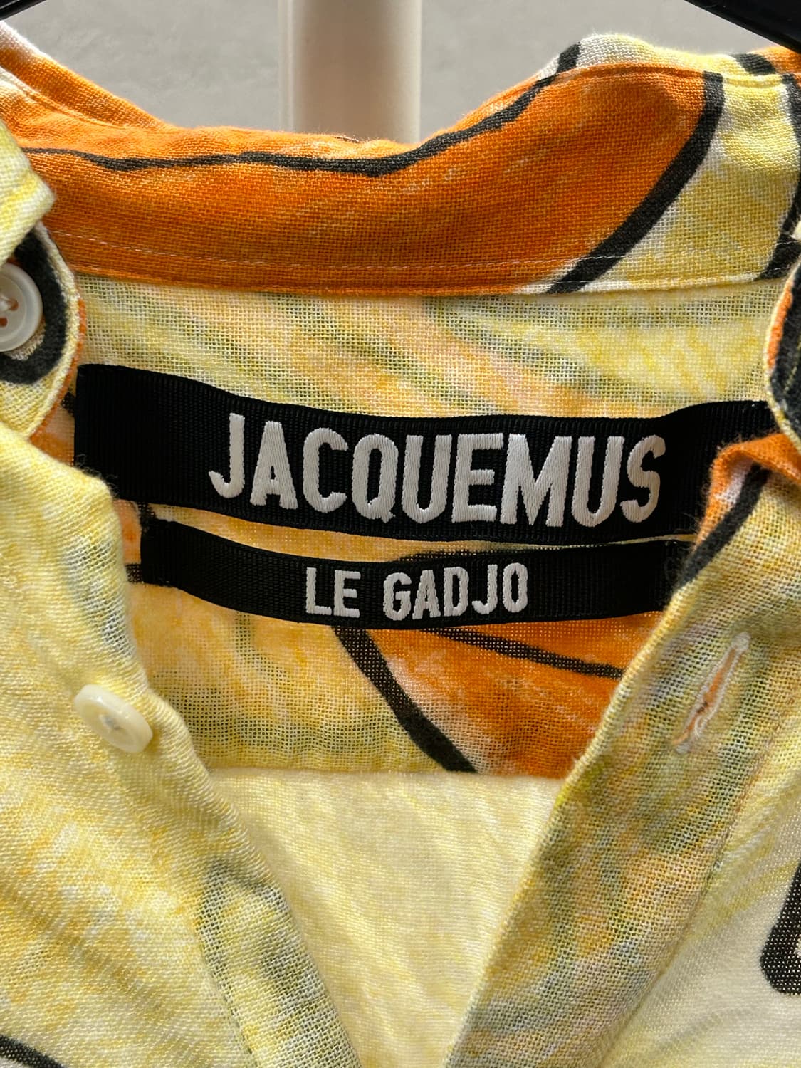 자크뮈스 옐로우 플라워 프린트 셔츠 상품이미지5