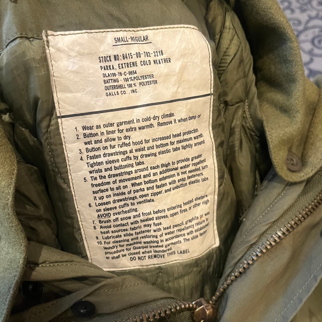 S U.S. ARMY M65 자켓/W2208 상품이미지4