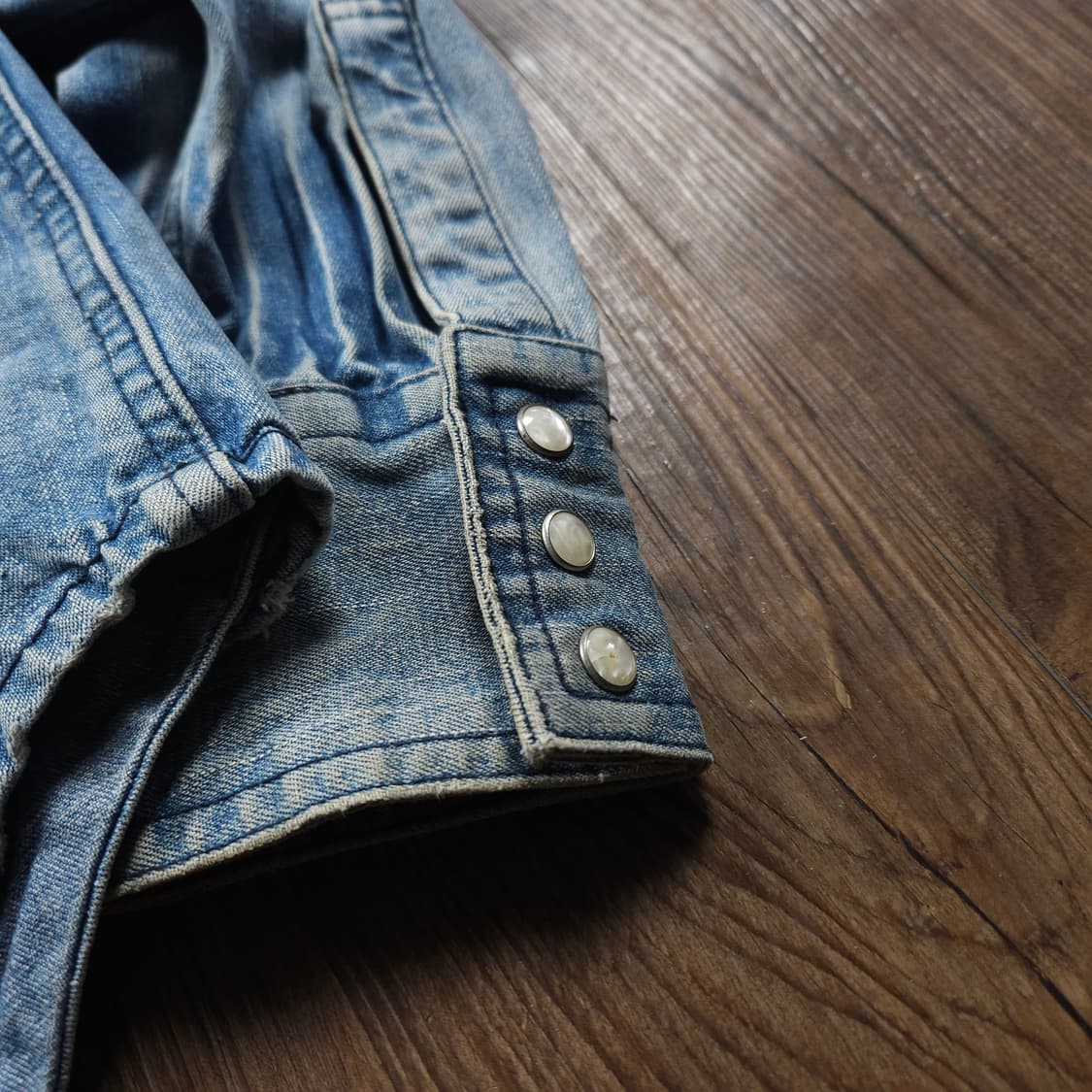 레드윙 USA 빈티지 퍼티그 웨스턴 데님 셔츠 상품이미지5