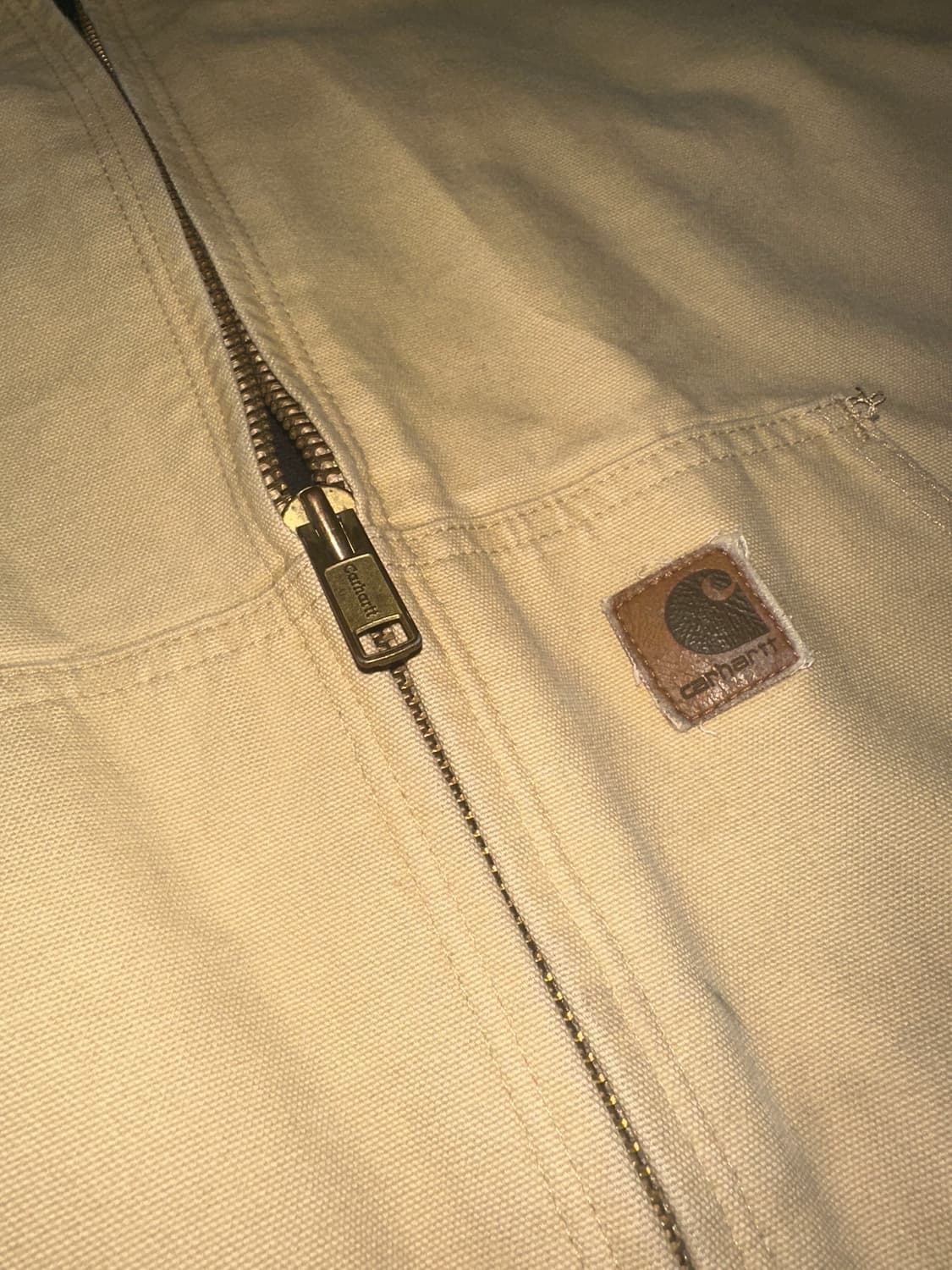 (XL-tall) 칼하트 j130 덕 액티브 자켓 샌드스톤 상품이미지3