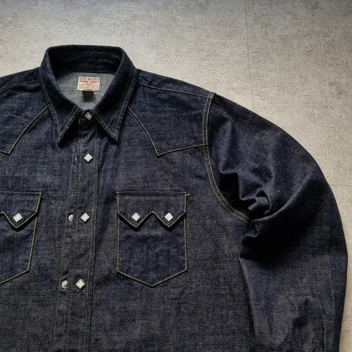 조맥코이 데님 웨스턴 셔츠 15 sz 미사용품 상품이미지1