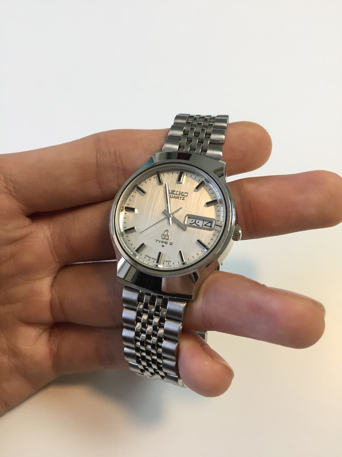 70s seiko type 2 silver gradation dial 상품이미지7