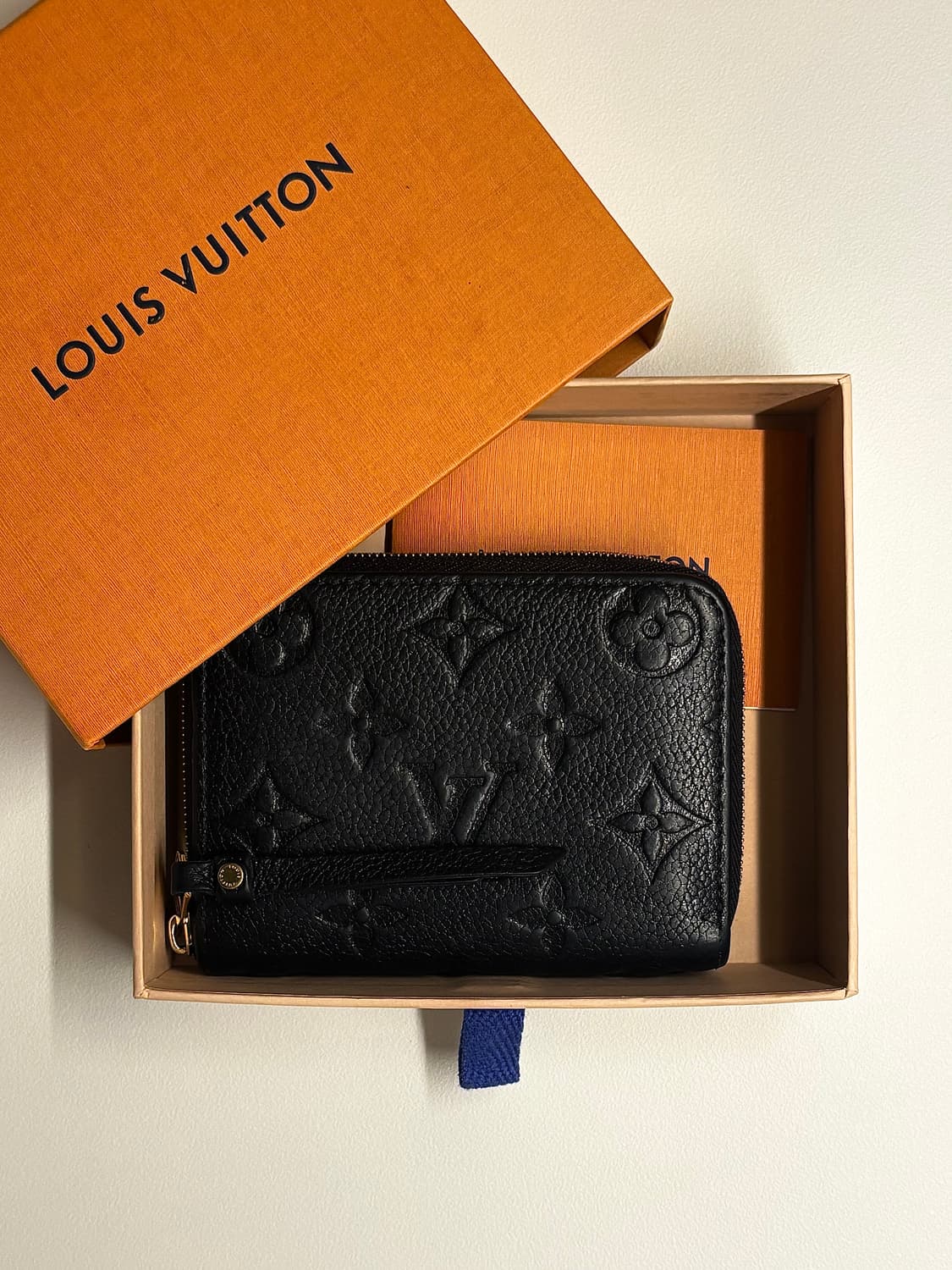 루이비통 지피 코인 퍼스 모노그램 앙프렝뜨 블랙 상품이미지1